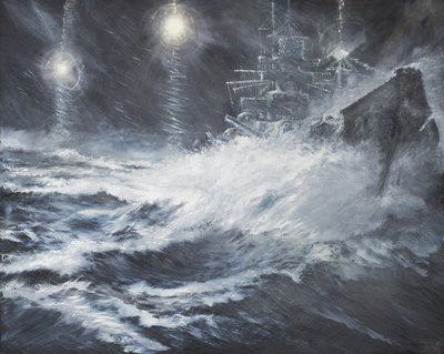 Surprised By Starshell Scharnhorst at North Cape, 2008 by Vincent Alexander Booth